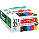 エレコム BCI-321+320/5MP互換 エコリカ リサイクルインク CANON ECI-C3203215P/B