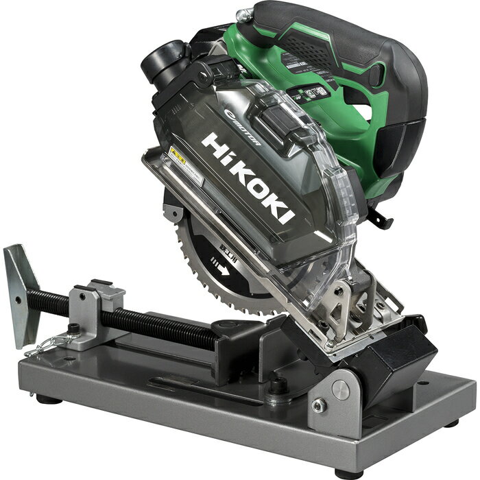 HiKOKI（日立工機） 36V 150mm チップソー切断機 軟鋼材・ステンレス切断用 キックバック軽減システム搭載 蓄電池1個 急速充電器 鉄工用チップソー付き CD3605DFA(XP)