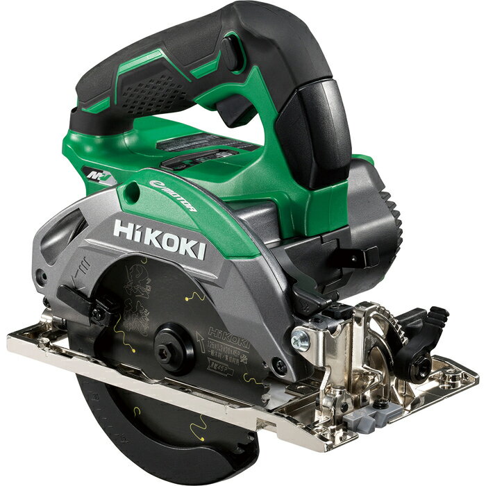 HiKOKI（日立工機） 36V 125mm コードレス丸のこ 高速7000回転 ベース一体型 アグレッシブグリーン 蓄電池 充電器 ケース 集じんアダプタ別売り チップソー黒鯱付 [KH06] C3605DA(SK)(NN)