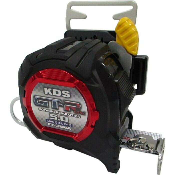 コンベックス 剛立G 25mm幅×5.0m マグ厚爪・ハーネス縦ベルト用ホルダー付 ムラテックKDS GTR-G2550MZT ホルダー マグ厚爪 ハーネス テ...