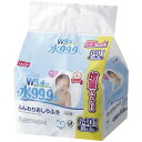 アイプラス 水99.9% ふんわりおしりふき 80枚×8個入 E00868 4560319048682 おしり拭きシート 肌にやさしい 保湿成分 弱酸性 伸縮性...