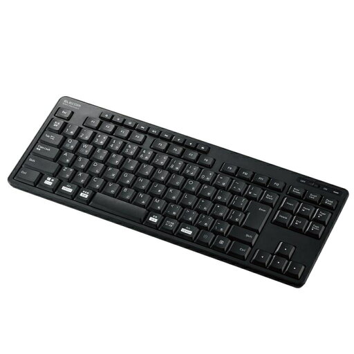 エレコム ワイヤレスキーボード USB接続 コンパクトキーボード 静音 抗菌 ブラック TK-FDM115SKTBK エレコム ワイヤレスキーボード USB接続 コンパクトキーボード 静音 抗菌 ブラック TK-FDM115SKTBK
