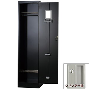 豊國工業 スタンダードロッカー 1人用 マットブラック(シリンダー錠) TLK-S1-MB【納期目安:06/下旬入荷予定】 ロッカー マットブラック シリンダー錠 個人用 配達条件 部品 時間指定 4t車