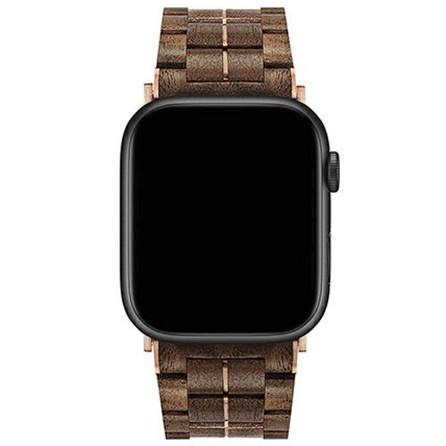 VOWOOD 天然木バンド for Apple Watch アップルウォッチ 45/44/42mm ウォルナット VW74040AWW