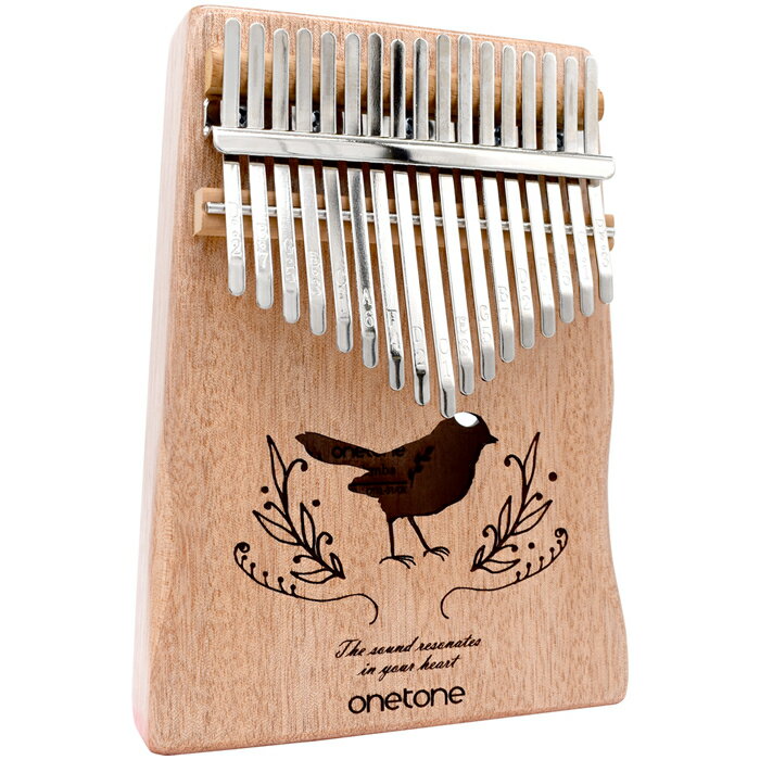ワントーン(Onetone) カリンバ OTKL-01/OK 4534853061735 ONETONE 初心者 癒し オクメ材 音色 安定 軽快 明るい 楽器 音楽 手軽 音階 番号 視覚的 ハンマー 指サック