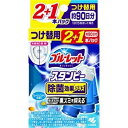 (まとめ) 小林製薬 ブルーレット スタンピー 除菌効果プラス つけ替用 フレッシュコットン 1パック(3本) 【×5セット】 ds-2442497