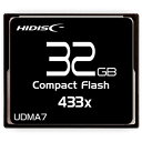 hidisc CFカード 32GB 433x Read65MB/s MLCチ