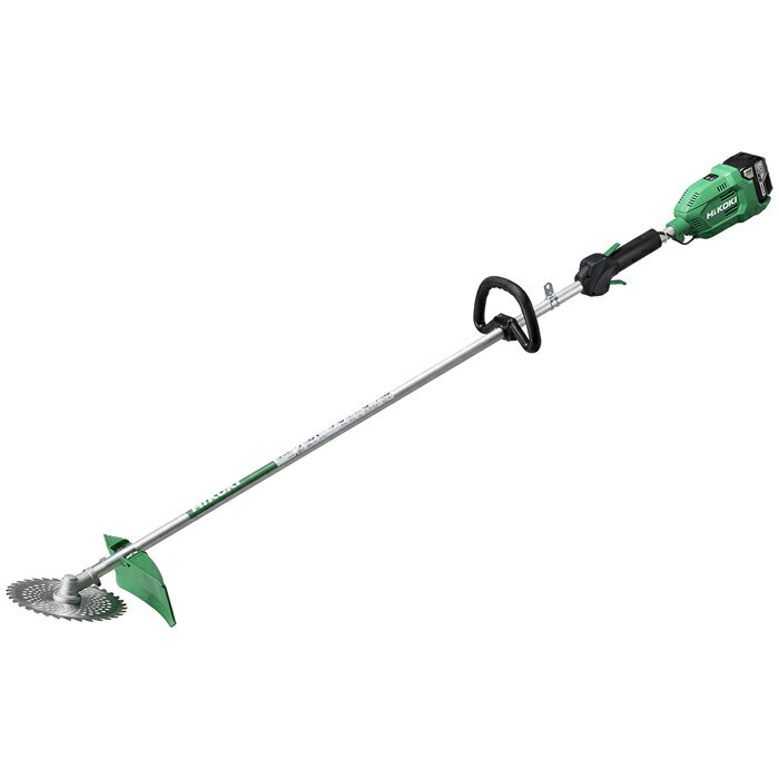 18V コードレス刈払機 刈刃径230mm ループハンドル 5.0Ah蓄電池1個、充電器、チップソー付 [KH11] HiKOKI CG18DA(L)(JC) コードレス 刈払機 軽量 チップソー 作業効率 リチウムイオン電池 充電器 エンジン刈払い機感覚 操作性