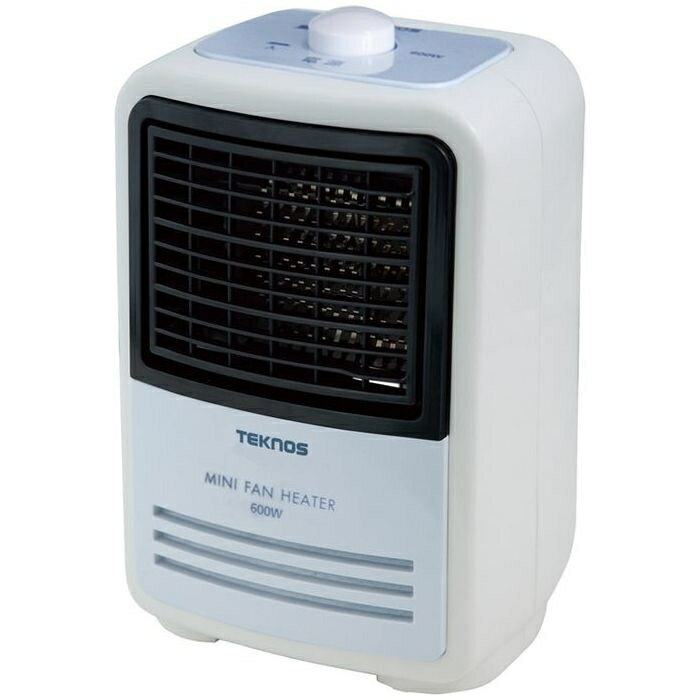 【あす楽】TEKNOS ミニファンヒーター 600W TS-615