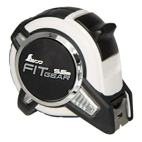 シンワ測定 コンベックス フィットギア25-5.5m 尺相当目盛付 NO80532 フィットギア ナイロンコート 爪ガード フックハンガー ショックアブソーバー...