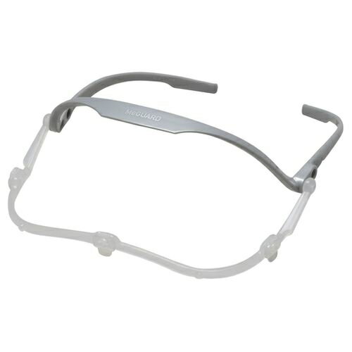 ミタス 手術用フェイスガード ミーガード(本体) MEG-1-SG(シルバーグレー) 23-2849-13 手術用 フェイスガード 安全対策 視界確保 保護性能 使いやすい 透明度高 交換簡単 顔面保護 安心設計 高品質 快適装着 衛生的 軽量 防衛具 プロ仕様 眼鏡対応 装着自在 使い勝手良