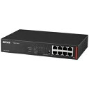 バッファロー レイヤー2 GigaPoEアンマネージスイッチ 8ポート ブラック BS-GU2108P 1台 ds-2509330