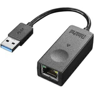 レノボ ThinkPadUSB3.0-イーサネットアダプター 4X90S91830 1個 ds-2509698 ThinkPad USB3.0 イーサネットアダプター LAN PXEブート Wake-On-LAN Macアドレス LEDインジケータ USB Type-A