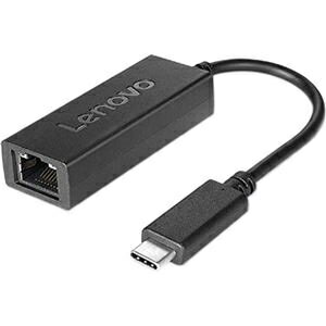 レノボ USB Type-C -イーサネットアダプター 4X90S91831 1個 ds-2509702 イーサネットアダプター LAN PXEブート Wake-On-LAN Macアドレスパススルー ブラック 取り寄せ