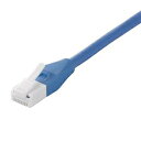 (まとめ)バッファローツメの折れないcat6LANケーブル ブルー 5m BL6TN50BL 1本【×10セット】 ds-2514300 LANケーブル 折れな...