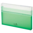(まとめ)リヒトラブ AQUA DROPsコングレスケース A4 300枚収容 黄緑 A-5024-6 1個【×10セット】 ds-2514404 リヒトラブ ...