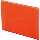 (まとめ)リヒトラブ soeruスリムドキュメントファイル(ヨコ型) A4 6ポケット サニーレッド A-8700-3 1セット(5冊)【×10セット】 ds-...
