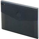 (まとめ)リヒトラブ soeruスリムドキュメントファイル(ヨコ型) A4 6ポケット スモークブラック A-8700-24 1セット(5冊)【×10セット】 ...