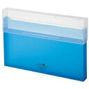 (まとめ)リヒトラブ AQUA DROPsコングレスケース A4 300枚収容 青 A-5024-8 1セット(6個)【×5セット】 ds-2514457 リヒ...