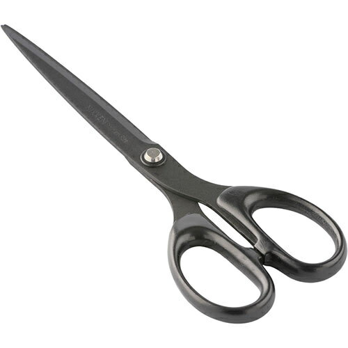 フッ素コートはさみ ニッケン刃物 NS-1300【納期目安:1週間】 フッ素コート はさみ テープ のり 防止 加工 ABS樹脂 ステンレス刃物鋼 軽量 便利 ...