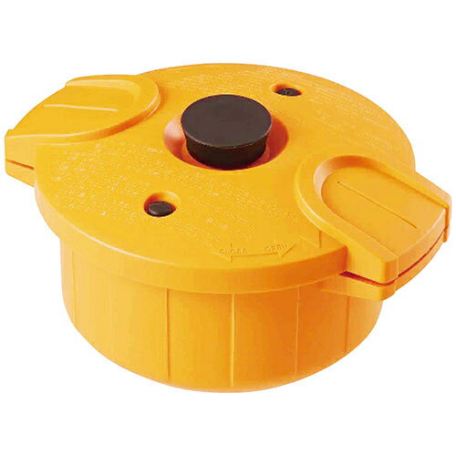 ノーブランド 電子レンジ圧力鍋2.3l 極み味 イエロー 6164-019【納期目安：1週間】 電子レンジ 圧力鍋 圧力調理 加熱時間短縮 軽量 お手入れ簡単 レシピ付き 日本製
