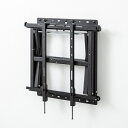 サンワサプライ プッシュ式壁掛け金具 CR-PLKG16BK 壁掛け金具 ディスプレイ取付け プッシュ式 VESA規格 メンテナンス レバー マンセル値 耐荷重...