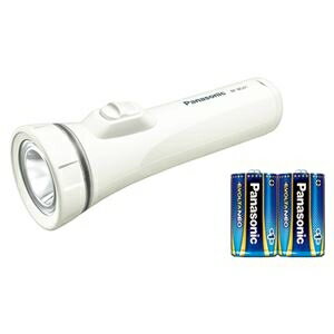 ●【メーカー名】Panasonic●Panasonic LED懐中電灯 BF-BG41M-W●LED＋エボルタNEOで132時間連続使用可能。●照度：約540lx●明るさ：約30lm●使用電球：ワイドパワー白色LED1個●防塵防滴規格：IPX7●外寸：幅195×奥66×高66mm●質量[g]：(電池含)約400●使用電池：単1形乾電池×2本(充電池使用不可)●電池持続時間：連続約132時間(乾電池エボルタNEO使用)●本商品はお取り寄せ商品のため、稀にご注文入れ違い等により欠品・遅延となる場合がございます。●誠に恐れ入りますが、何卒ご了承ください。●また、以下の場合には追加送料がかかる場合がございます。●・沖縄、離島および一部地域への配送時●・同梱区分が異なる商品の複数購入時●【出荷目安】：3 - 6営業日　※土日・祝除く●【同梱区分】：TS 1●システムの仕様で配達日時を指定出来る場合がありますが、配達日時の指定は出来ませんのでご了承ください。●こちらの商品はメーカー・取引先からの直送品となります。【代金引換払い】【お届け時間指定】【店頭引き渡し】はご利用になれませんので、あらかじめご了承ください。●お客様都合によるご注文後のキャンセルは『不可』となっております。またお届けしました商品のお客様都合による「返品 交換」も行っておりません。●JANコード：4549980487068照明器具＞シーリングファン＞シーリングファン＞その他ds-2524642こちらの商品の送料区分は「100」です。