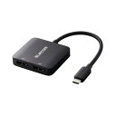 GR y[ւł̔izUSB Type C to DisplayPort ϊA_v^ 8K/30Hz 𑜓x fBXvC2ڑ ubN AD-CDP2BK