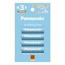 パナソニック エネループライト 単3形 4本パック(お手軽モデル) 電池容量アップでさらに長もち繰返利用約300回UP BK-3LCD/4H 長もち 充電式 低...