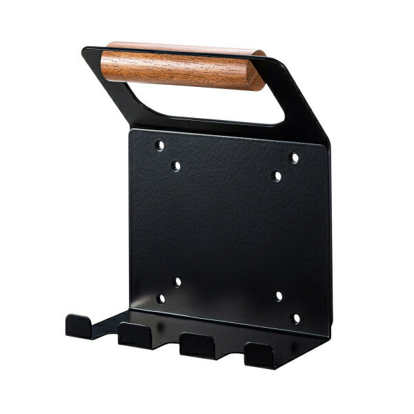 【当日出荷】サンワサプライ VESAマウント取付けテレビハンドル(コード受け付き) MR-VESA12 VESAマウント テレビハンドル コード受け付き 移動便利 ラバーウッドグリップ ケーブル受け 切欠き構造 VESA対応 ノックダウン組立 スチール材