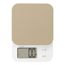 ドリテック デジタルスケール ブランジェ (KS-729BE ベージュ) 4536117040326 計量器 キッチンツール 精密計測 調理支援 お菓子作り パン作り シリコーンカバー 省エネ設計 計量精度 シンプルデザイン 使いやすい操作 衛生的 スタイリッシュ 高精度計測 便利な収納 速攻起動
