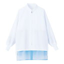 サーヴォ 男女兼用長袖コート SZ421-W (M (ホワイト)) 4589929613752 男女兼用 長袖コート 速乾性 ジッパー 衣服保護 落下防止 異物...