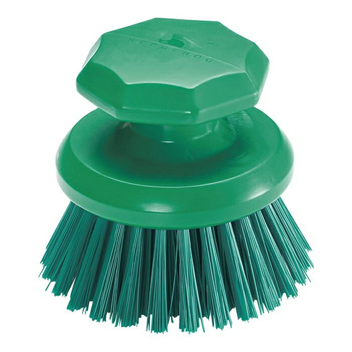 トラスト オールカラー ラウンドスクラブブラシ (1223602 グリーン) 6970163765938 握りやすい 耐熱温..