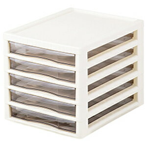 タマハシ B4アプロス 浅型5段 アイボリー 4528302151092 収納ボックス 日本製 軽量 スタイリッシュ 使いやすい 丈夫 プラスチック 収納効率 ...