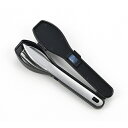 TD ステン アウトドアカトラリーセット(ケース付き)艶消し タマハシ 1404102 アウトドア カトラリーセット ステンレス ナイフ フォーク スプーン ケ...