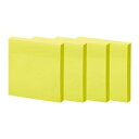 TANOSEE 強粘着ふせん75×75mm ビビッドカラー・イエロー 1パック(10冊) ds-2534481 強粘着ふせん ビビッドカラー イエロー 75×75mm 保管便利 強粘着 上質紙 100枚×10冊 配達目安