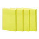 TANOSEE 強粘着ふせん75×50mm ビビッドカラー・イエロー 1パック(10冊) ds-2534483 強粘着ふせん ビビッドカラー イエロー 便利な箱入 保管に便利 長方形のノートサイズ 粘着力強 上質紙 100枚×10冊