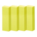 (まとめ) TANOSEE 強粘着ふせん50×15mm ビビッドカラー・イエロー 1パック(20冊) 【×3セット】 ds-2534487 強粘着ふせん ビビッドカラー イエロー 便利な箱入 保管に便利 粘着力 上質紙 ふせん20冊 寸法15×50mm