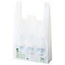 TANOSEEバイオマス配合レジ袋(乳白) 60号 1セット(1000枚:100枚×10パック) ds-2536701 バイオマス レジ袋 エコ 環境配慮 乳白...