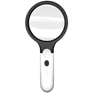 (まとめ) 共栄プラスチックLEDクリスタルレンズルーペ LCLR-2500 1個 【×5セット】 ds-2540597 ルーペ LEDライト 高倍率 クリスタ...