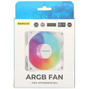 (まとめ) オウルテックARGB対応120mmケース用ファン ホワイト OWL-FP1225ARGB-WH 1個 【×5セット】 ds-2540821 ARGB対応 120mmファン 静音性 PWM対応 デイジーチェーン RGB PCケース 静音 ファン連結(2)