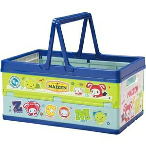 スケーター 折りたたみ収納ボックス まいぜんシスターズ BWOT13 ds-2543735 収納ボックス プラスチック 持ち運び 柄 ハンドル 丈夫 積み重ね 汚れ洗える ポリプロピレン