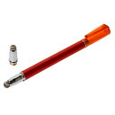 ミヨシ 【5個セット】 先端交換式タッチペン 導電繊維タイプ レッド STP-L01/RDX5【納期目安:1週間】 先端交換式 タッチペン 導電繊維 操作性 耐久性 滑りにくい アルミボディ クリップ付き 交換用ペン先 操作性向上