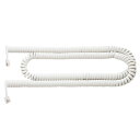 ミヨシ 【5個セット】 受話器用カールコード 1m クロス結線 白 DC-J410/WHX5【納期目安:1週間】 伸縮可能 RoHS指令対応 安全製品 電話機対...