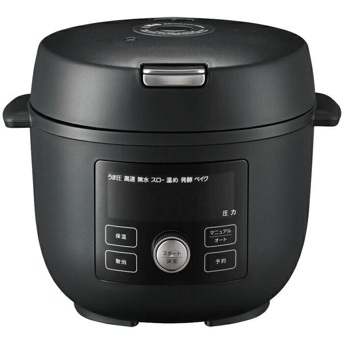 タイガー 電気圧力鍋＜TIGER COOKPOT＞ 1台10役!毎日使いたくなる圧力調理鍋 マットブラック COK-A220-KM【納期目安：1週間】