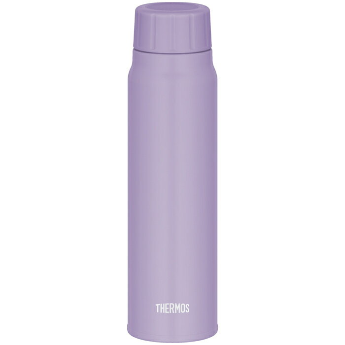 サーモス 保冷炭酸飲料ボトル 500ml パープル FJK-500 4562344389402 保冷 炭酸飲料 ボトル ステンレス 魔法びん 保冷力 高い保冷性能 冷たさキープ 約500ml 炭酸飲料専用 口当たり 栓ユニット 約200g 530ml容量 6時間保冷