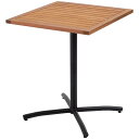 東谷(あづまや) オリー カフェテーブル ODS-73BK シンプル チェア カフェスタイル W61.5 D61.5 H74 9kg 天然木 ユーカリ アジャス...