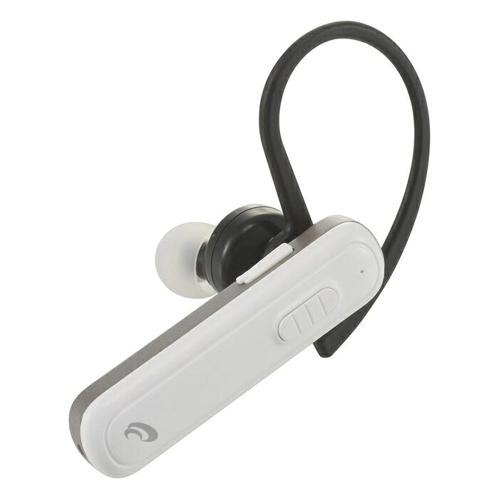 ワイヤレスシングルホン W52 白 オーム電機 HST-W52N-W ワイヤレスヘッドセット シングルイヤホン 軽量設計 防水機能 マルチポイント 連続通話5時間 Bluetooth Ver. 5.1 イヤーフック 音声アシスタント対応 操作簡単 スタイリッシュ クリアな音質 スポーティー 着信拒否機能