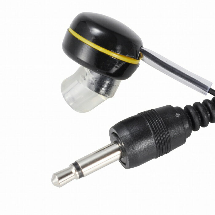 オーム電機 モノラルイヤホン φ3.5 3m ブラック EAR-0020 砲弾タイプ 仕様 インピーダンス 出力音圧レベル 最大許容入力 プラグ径 コード長