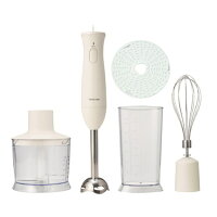 テスコム ハンドブレンダー Pure Natura 多機能ハンドブレンダー 1台5役 ホワイト TBL30A-W